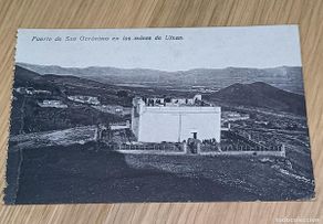 Militaria: POSTAL DE LA GUERRA DEL RIF, FUERTE DE SAN GERONIMO EN LAS MINAS DE UIXAN, ED. BOIX HERMANOS, NO CIR